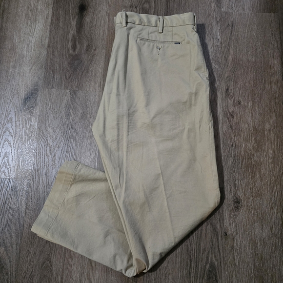 Polo Ralph Lauren‎ Mens Stretch Classic Fit Tan Pants 40 x 30 - Picture 1 of 10
